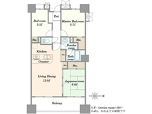 【埼玉県/さいたま市南区沼影】ラムザタワー 間取り図