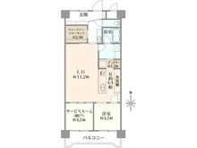 【埼玉県/朝霞市栄町】シティ光陽朝霞 間取り図