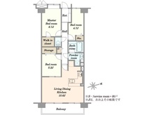 【埼玉県/ふじみ野市大井】コスモふじみ野 イーストフォーラム 間取り図