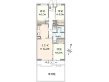 【埼玉県/さいたま市西区大字指扇】ライオンズマンション大宮指扇第二 間取り図