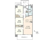 【埼玉県/川口市東川口】サンクレイドル東川口 間取り図