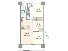【埼玉県/戸田市喜沢南】ローヤルシティ川口西 間取り図