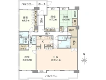 【埼玉県/戸田市下戸田】ルネ戸田公園 間取り図