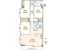 【埼玉県/戸田市大字上戸田】コスモ戸田ピアハイツ 間取り図