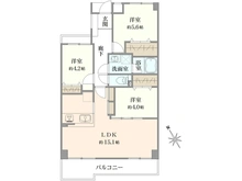 【埼玉県/さいたま市中央区鈴谷】コスモ南与野 間取り図