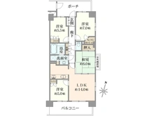 【埼玉県/川越市南大塚】アデニウム川越南大塚 間取り図