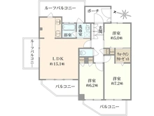 【埼玉県/新座市東北】クリオ志木駅前 間取り図