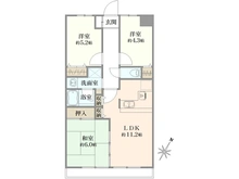 【埼玉県/さいたま市南区鹿手袋】エトワール中浦和 間取り図