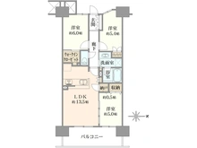 【埼玉県/さいたま市緑区美園】ウエリス浦和美園サウステラス 間取り図