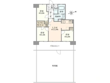 【埼玉県/さいたま市緑区大字大間木】ライオンズマンション東浦和第2 間取り図