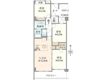【埼玉県/草加市手代】ランジュ草加 間取り図