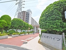 【埼玉県/草加市北谷】草加松原ハイツA棟 アプローチ