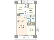 【埼玉県/戸田市南町】コスモ戸田公園リバーシティイースト 間取り図