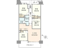 【埼玉県/川口市大字辻】コスモシティ鳩ヶ谷駅前 間取り図