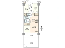 【埼玉県/戸田市美女木東】オハナ北戸田ガーデニア 間取り図