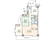 【埼玉県/さいたま市北区日進町】藤和シティコープ大宮宮原 間取り図