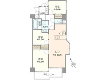 【埼玉県/川口市西川口】ジェム西川口No5 間取り図