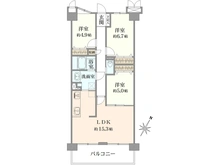 【埼玉県/さいたま市桜区西堀】ラミーユ浦和ハイライズファーストキャッスル 間取り図