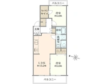 【埼玉県/さいたま市見沼区東大宮】東大宮ローヤルコーポ 間取り図