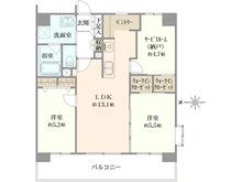 【埼玉県/戸田市本町】コスモ戸田公園ロイヤルフォルム 間取り図