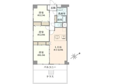 【埼玉県/さいたま市南区辻】ハイラーク浦和 間取り図