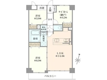 【埼玉県/草加市西町】ライオンズマンション草加西町 間取り図