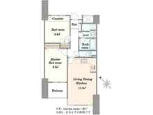 【東京都/世田谷区三宿】グランドステージ三宿 間取り図
