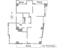 【東京都/世田谷区三軒茶屋】MJハイツ 間取り図