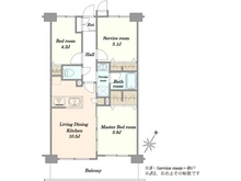 【東京都/世田谷区若林】ライオンズマンション世田谷若林 間取り図