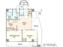 【東京都/世田谷区三軒茶屋】アベニュー世田谷 間取り図
