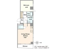 【東京都/世田谷区三軒茶屋】三軒茶屋サンハイツ 間取り図