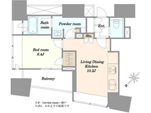【東京都/世田谷区上馬】ザ・パークハウス三軒茶屋タワー 間取り図