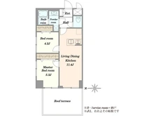 【東京都/世田谷区三軒茶屋】シャンボール三軒茶屋 間取り図