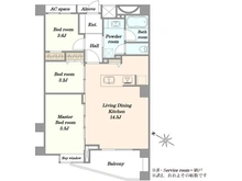 【東京都/世田谷区三軒茶屋】オーベル三軒茶屋dR 間取り図
