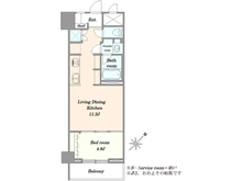 【東京都/世田谷区上馬】チサンマンション三軒茶屋第2 間取り図