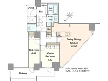 【東京都/江東区東雲】ビーコンタワーレジデンス 間取り図