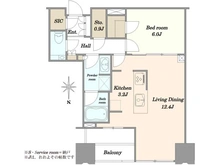 【東京都/江東区豊洲】シティタワーズ豊洲ザ・ツイン　 サウスタワー 間取り図