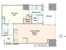 【東京都/江東区豊洲】シティタワーズ豊洲ザ・ツイン　 サウスタワー 間取り図
