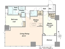 【東京都/江東区豊洲】シティタワーズ豊洲ザ・シンボル 間取り図