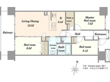 【東京都/江東区豊洲】スターコート豊洲 間取り図