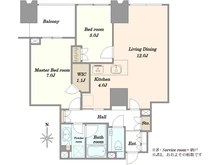 【東京都/江東区豊洲】シティタワーズ豊洲ザ・ツイン サウスタワー 間取り図