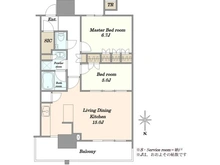 【東京都/江東区豊洲】THE TOYOSU TOWER (ザ・豊洲タワー) 間取り図