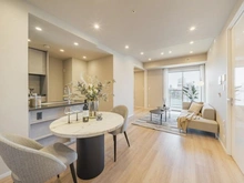 【東京都/中央区晴海】HARUMI FLAG SUN VILLAGE T棟 リビング・ダイニング：※家具・調度品は販売価格に含まれておりません