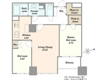 【東京都/江東区豊洲】シティタワーズ豊洲ザ・シンボル 間取り図