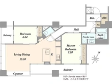 【東京都/江東区有明】オリゾンマーレ 間取り図