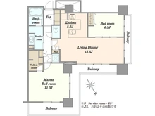 【東京都/江東区東雲】キャナルファーストタワー 間取り図