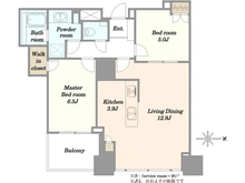【東京都/江東区豊洲】シティタワーズ豊洲ザ・シンボル 間取り図