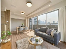 【東京都/江東区豊洲】キャナルワーフタワーズウエスト リビング・ダイニング：※家具調度品等は販売価格に含まれておりません