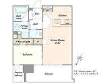 【東京都/江東区有明】シティタワーズ東京ベイ　セントラルタワー 間取り図