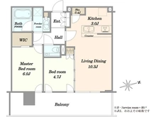 【東京都/江東区有明】シティタワーズ東京ベイ　イーストタワー 間取り図